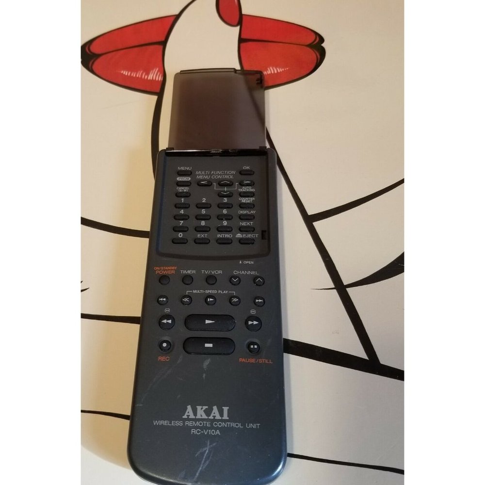 AKAI RC-V10A Genuine Remote TESTED+working